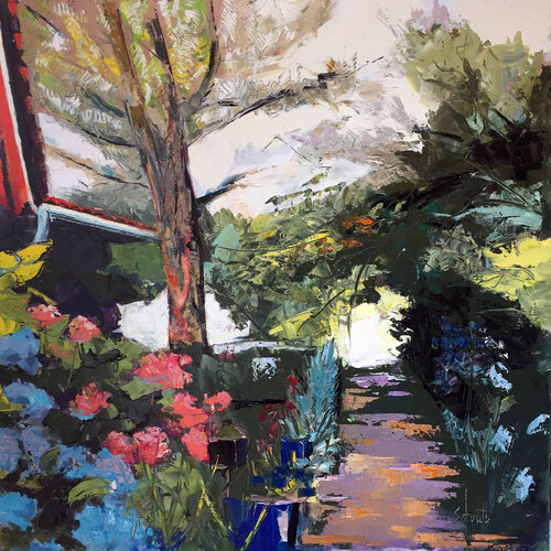 HALF ABSTRACT 12 (Chemin) de Jean-Paul Schmitt, Pintura a la venta en Singulart