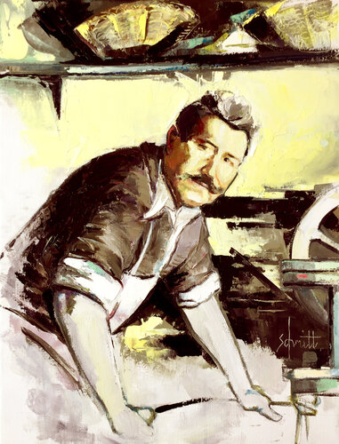 BOULANGE van Jean-Paul Schmitt, Schilderij te koop op Singulart