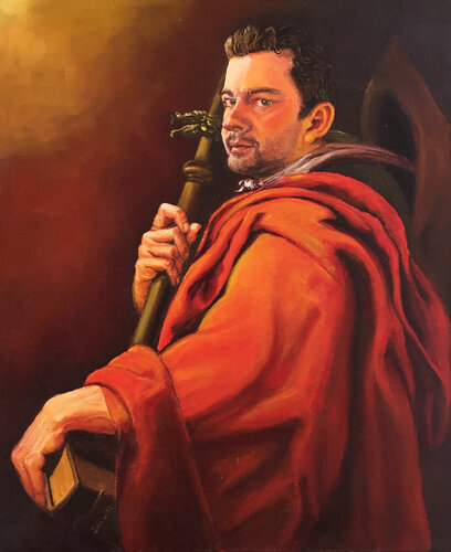 L'APÔTRE JACQUET (Hommage à Pierre Paul Rubens) di Jean-Paul Schmitt, Pittura in vendita su Singulart