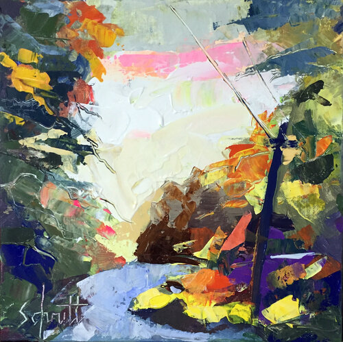 HALF ABSTRACT 23 (Ch2) van Jean-Paul Schmitt, Schilderij te koop op Singulart