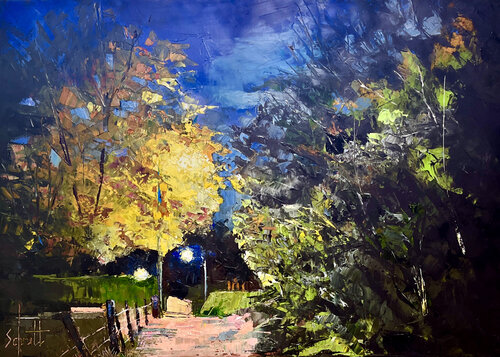 BORD DE ROUTE LA NUIT 2 (Chemin des Ayats à Saint Martin) Jean-Paul Schmitt