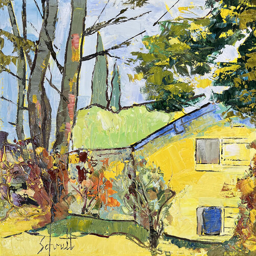 LA SABLIÈRE JAUNE de Jean-Paul Schmitt, Pintura a la venta en Singulart