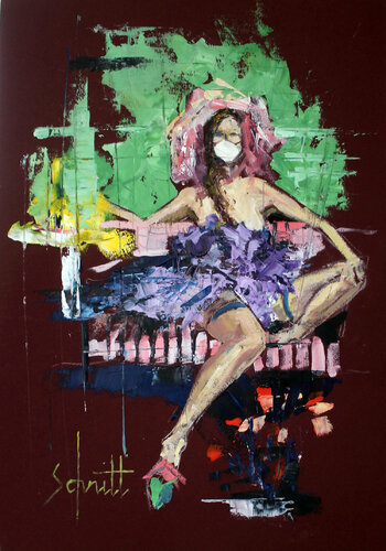 CONFINEMENT 1 di Jean-Paul Schmitt, Pittura in vendita su Singulart