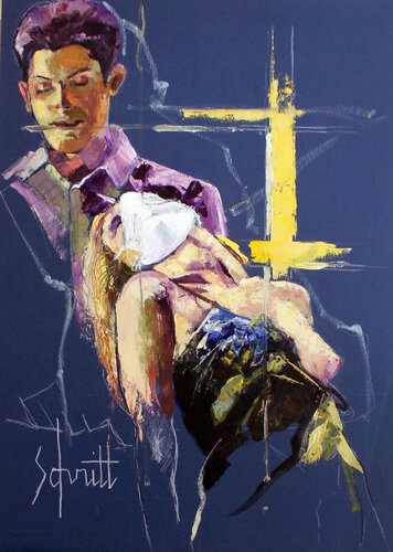 CONFINEMENT 5 by Jean-Paul Schmitt, 종이 for Sale on Singulart