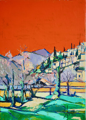 MONTBRUN I van Jean-Paul Schmitt, Schilderij te koop op Singulart