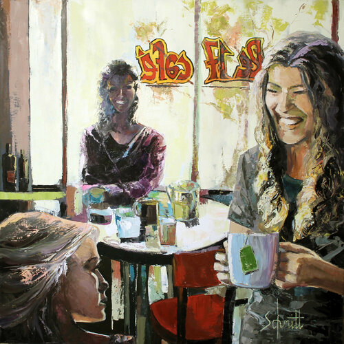 CAFÉ XVII de Jean-Paul Schmitt, Pintura a la venta en Singulart