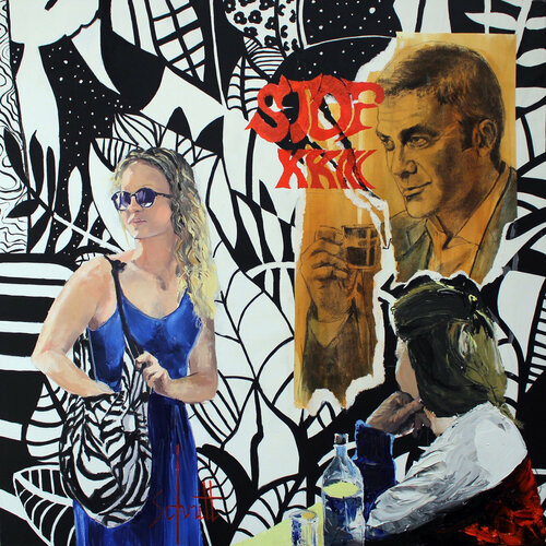 CAFÉ XXIII (Elsa's graff) van Jean-Paul Schmitt, Schilderij te koop op Singulart