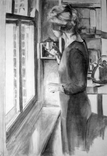 ANNE À LONDRES II von Jean-Paul Schmitt, Malerei kaufen auf Singulart