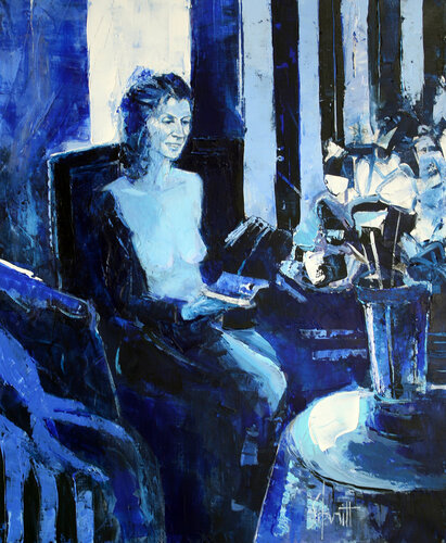 ACADÉMIE BLEUE von Jean-Paul Schmitt, Malerei kaufen auf Singulart