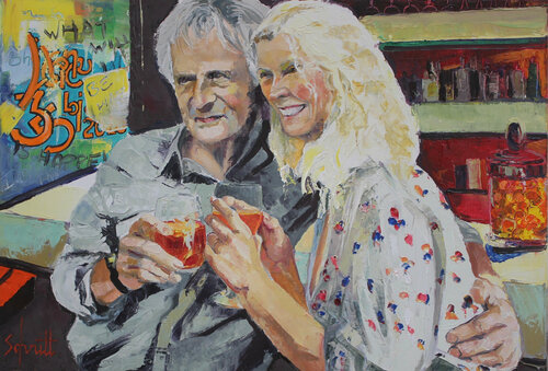CAFÉ XXXV di Jean-Paul Schmitt, Pittura in vendita su Singulart