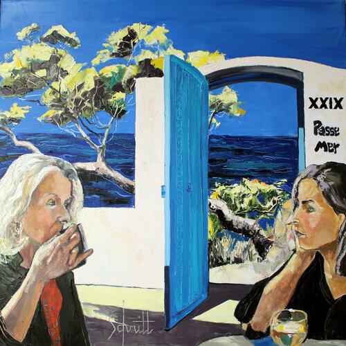 CAFÉ XXIX (Passe-Mer) de Jean-Paul Schmitt, Pintura a la venta en Singulart