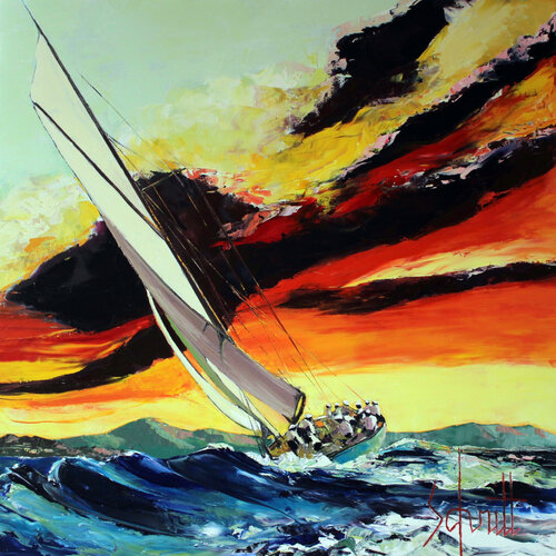 RÉGATES 10 von Jean-Paul Schmitt, Malerei kaufen auf Singulart