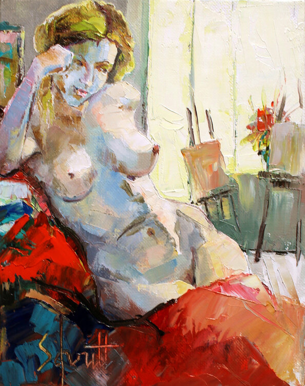 NU DANS L'ATELIER Jean-Paul Schmitt