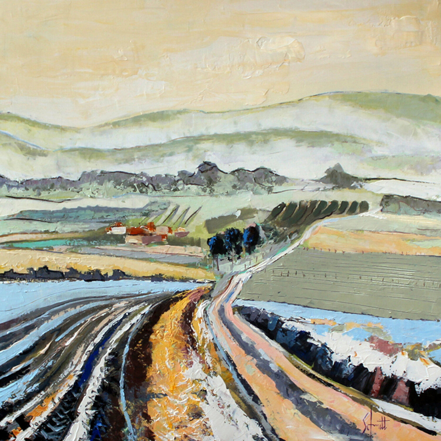 PAYSAGE D'HIVER II Jean-Paul Schmitt