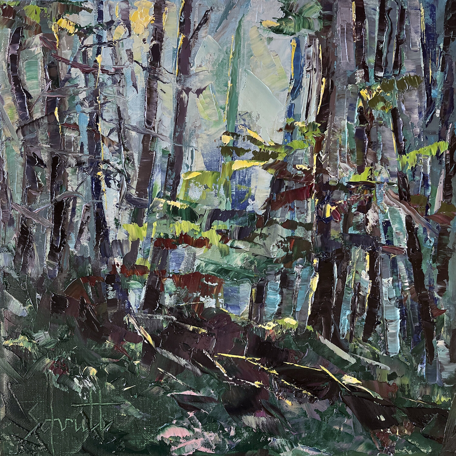 HALF ABSTRACT 38 (Forêt de nuit) Jean-Paul Schmitt