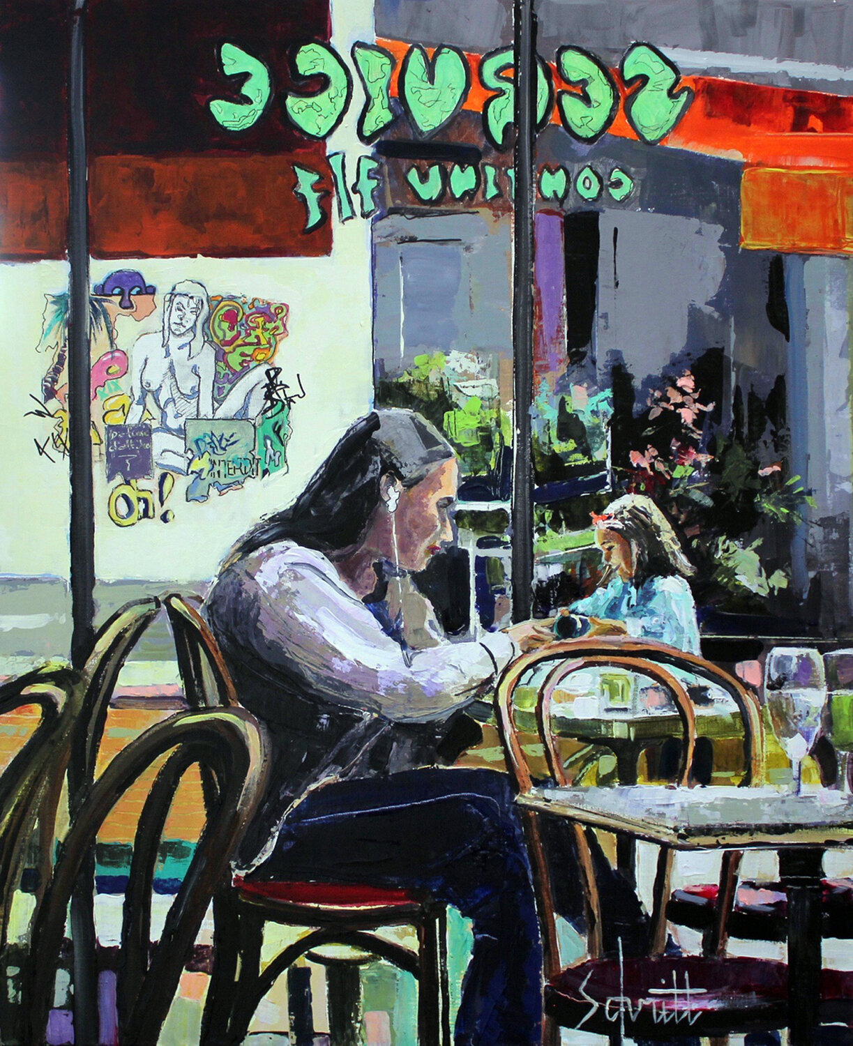 絵画　cafe Amazon.co.jp: ゴッホ 夜のカフェテラス F6号 複製画 風景画