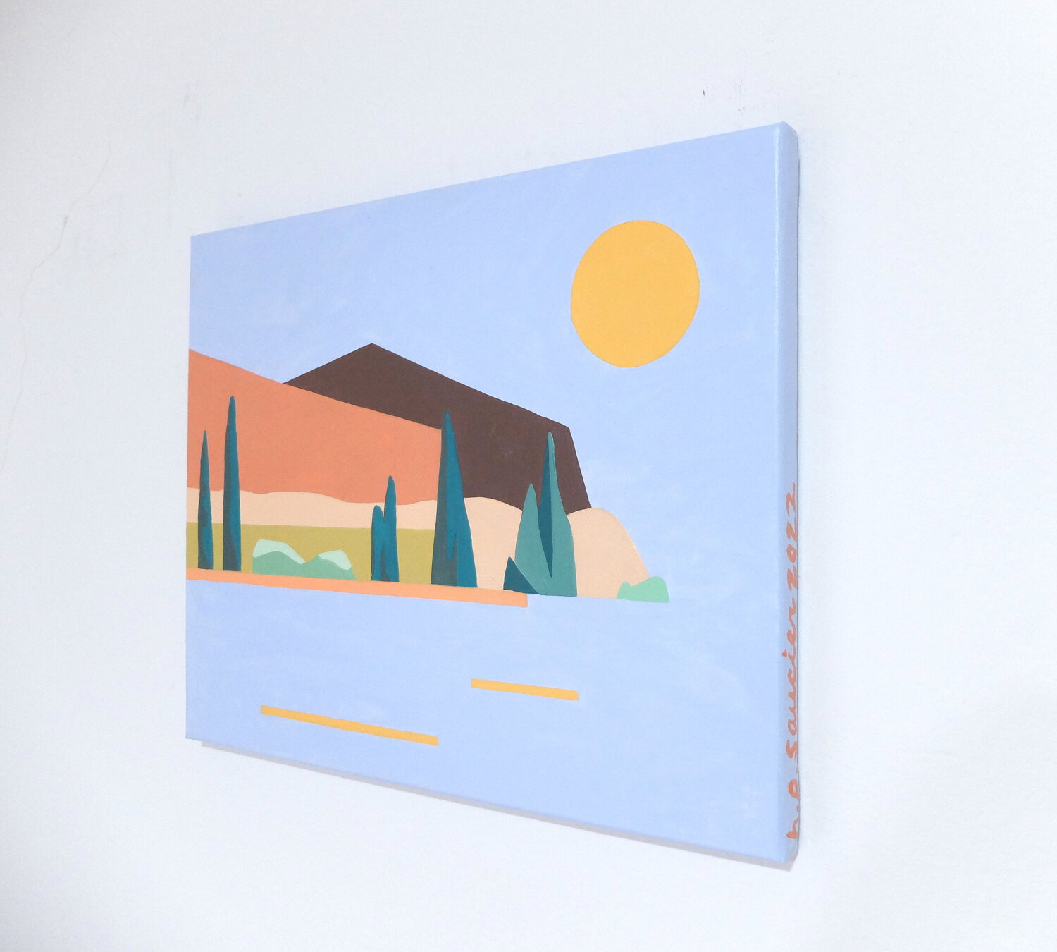 Montseny Massif by Hannah Perry Saucier (2022) Painting Oil on Canvas