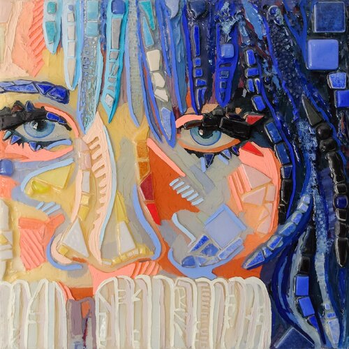 Gazing Through the Looking Glass by Hannah Perry Saucier, Painting for Sale on Singulart