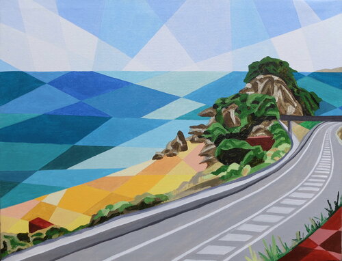 Sant Pol de Mar, 2 by Hannah Perry Saucier, Painting for Sale on Singulart