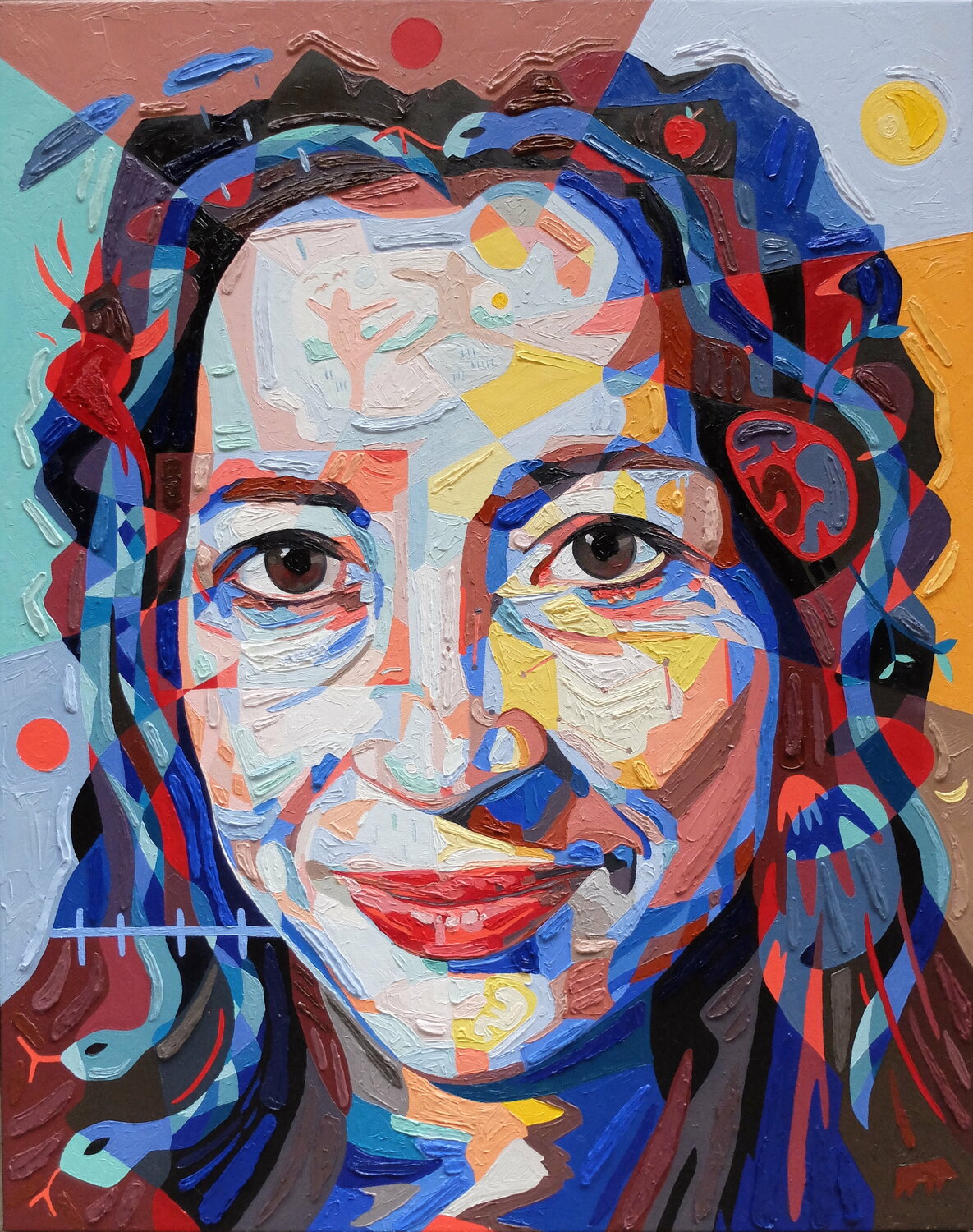 Kim by Hannah Perry Saucier (2019) Painting Oil on Canvas SINGULART