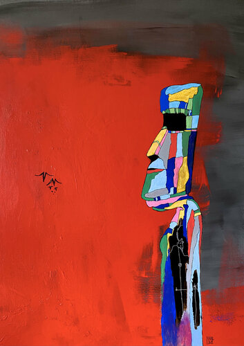 Le Chant du Silence van EVIAL, Schilderij te koop op Singulart