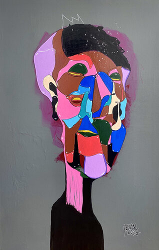 Le Corps du Silence van EVIAL, Schilderij te koop op Singulart