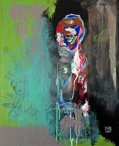 L’Enfance Disparue van EVIAL, Schilderij te koop op Singulart