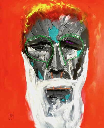 The Soul of a Man #07 van EVIAL, Schilderij te koop op Singulart