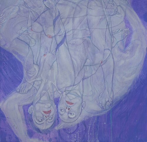 DETAIL from 'For Many Years' van Sol KJOK, Schilderij te koop op Singulart