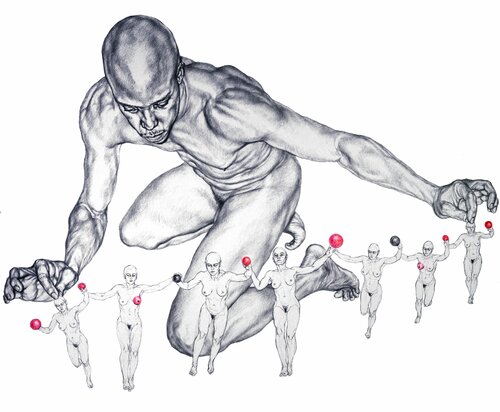 Like Paper Dolls Holding Hands Sol KJOK