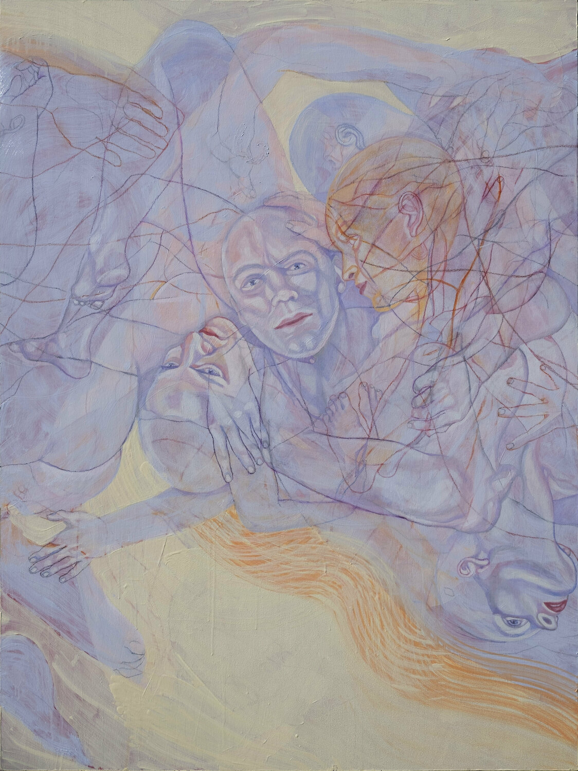 Spiraling Smoke 14, Center Panel Sol KJOK