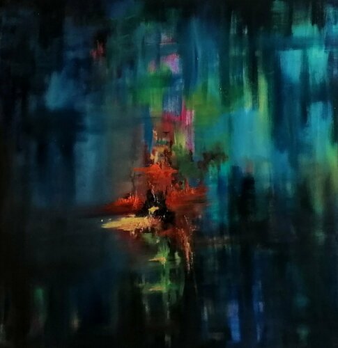 Poppy_explosion by Irene Russo, Work on Paper for Sale on Singulart