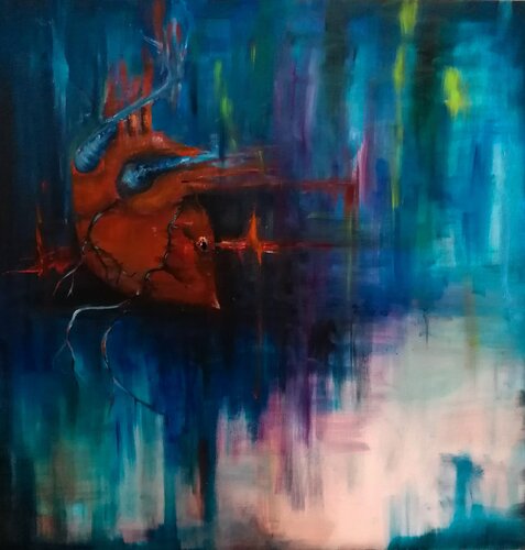 Un colpo al cuore by Irene Russo, Painting for Sale on Singulart