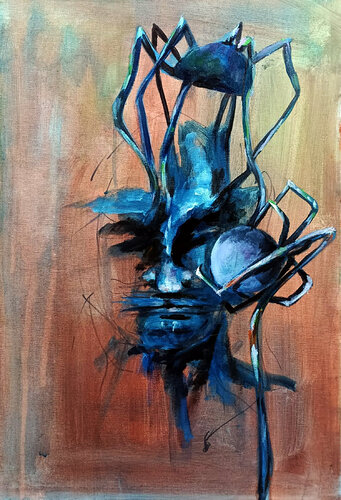 Ipnagogica_ allucinazioni notturne van Irene Russo, Schilderij te koop op Singulart
