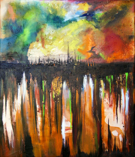luoghi sconosciuti by Irene Russo, Painting for Sale on Singulart