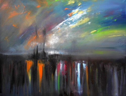 Another place by Irene Russo, Painting for Sale on Singulart