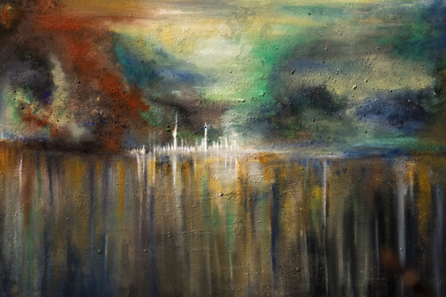 silence_the white island by Irene Russo, Painting for Sale on Singulart