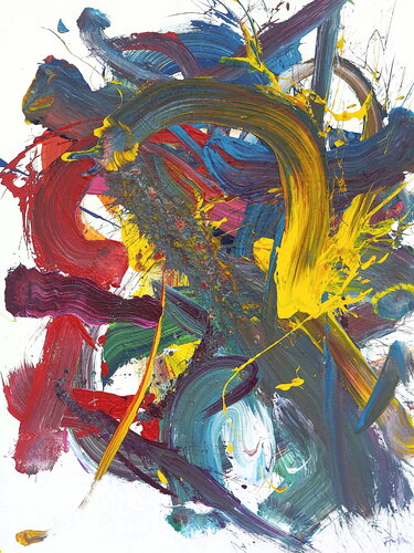 3.5-25 Time flies van Fong Fai, Schilderij te koop op Singulart