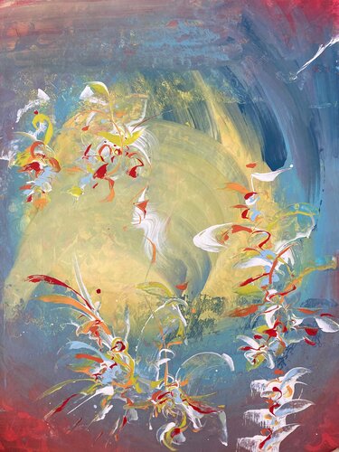 INTO THE LIGHT von Delphine Bernard, Malerei kaufen auf Singulart