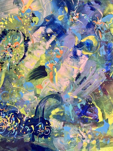 Midsummer Night van Delphine Bernard, Schilderij te koop op Singulart