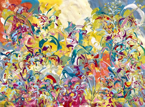 Brazil 2 (Bahia) van Delphine Bernard, Schilderij te koop op Singulart
