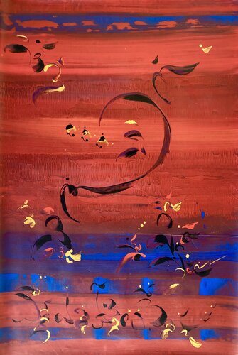 Caravanserail by Delphine Bernard, Painting for Sale on Singulart