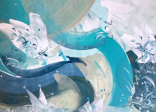 WAVE von Delphine Bernard, Malerei kaufen auf Singulart