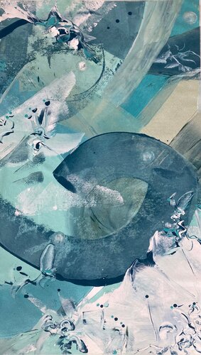 PEAKS von Delphine Bernard, Malerei kaufen auf Singulart