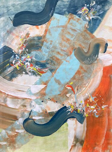 AUTUMN TAO by Delphine Bernard, Painting for Sale on Singulart
