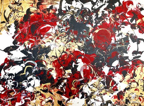 GOOD OLD BATTLE by Delphine Bernard, Painting for Sale on Singulart