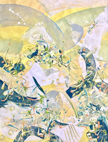 Milk and Honey van Delphine Bernard, Schilderij te koop op Singulart