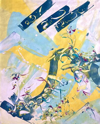 SNOW TIME di Delphine Bernard, Pittura in vendita su Singulart