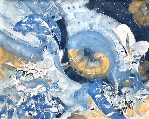SOUL JOURNEY di Delphine Bernard, Pittura in vendita su Singulart