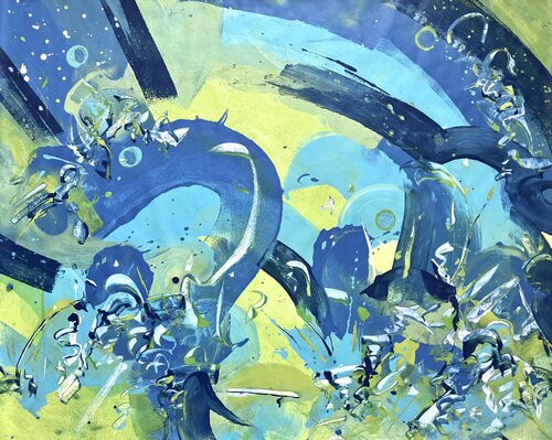 GENESIS - EARTH -1 von Delphine Bernard, Malerei kaufen auf Singulart